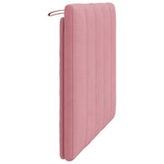 Cabecero de cama acolchado terciopelo rosa 100 cm V0145 Vetonek