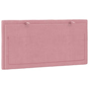 Cabecero de cama acolchado terciopelo rosa 100 cm V0145 Vetonek