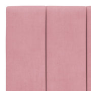 Cabecero de cama acolchado terciopelo rosa 100 cm V0145 Vetonek