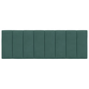 Cabecero de cama acolchado terciopelo verde oscuro 140 cm V0268 Vetonek