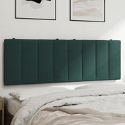 Cabecero de cama acolchado terciopelo verde oscuro 140 cm V0268 Vetonek