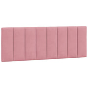 Cabecero de cama acolchado terciopelo rosa 140 cm V0282 Vetonek