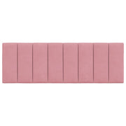 Cabecero de cama acolchado terciopelo rosa 140 cm V0282 Vetonek