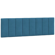 Cabecero de cama acolchado terciopelo azul 160 cm V0336 Vetonek