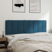 Cabecero de cama acolchado terciopelo azul 160 cm V0336 Vetonek