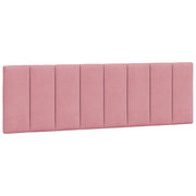Cabecero de cama acolchado terciopelo rosa 160 cm V0343 Vetonek