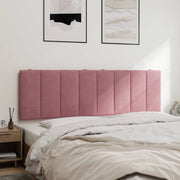 Cabecero de cama acolchado terciopelo rosa 160 cm V0343 Vetonek