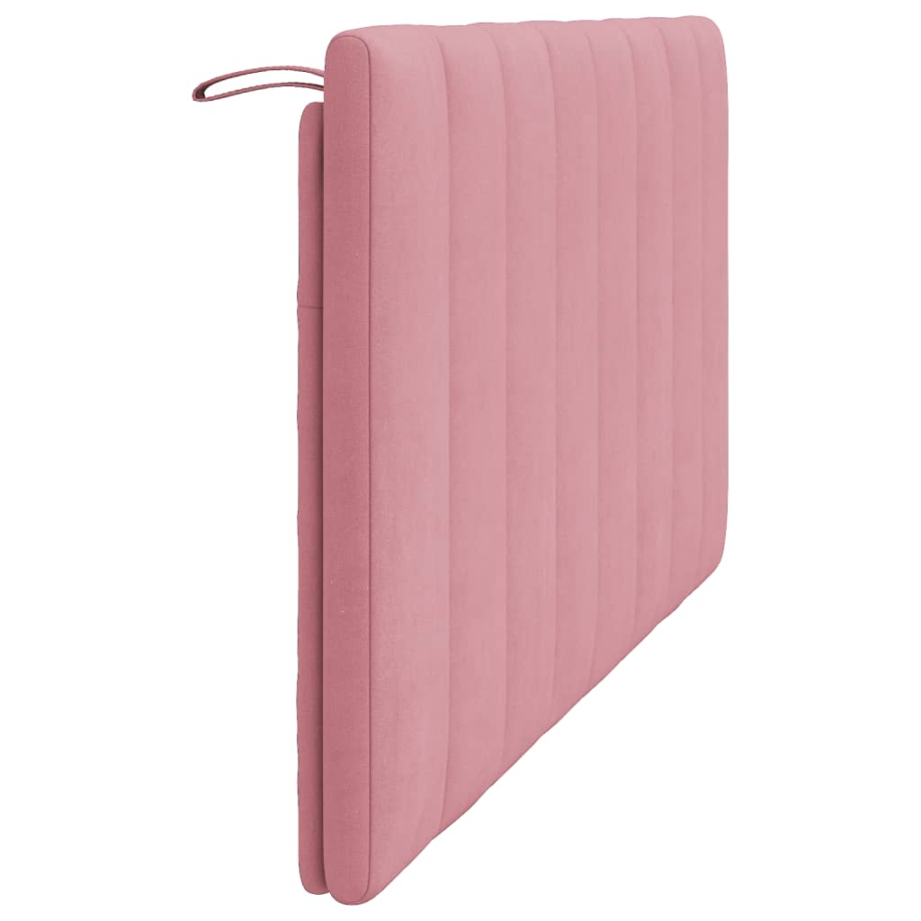Cabecero de cama acolchado terciopelo rosa 160 cm V0343 Vetonek