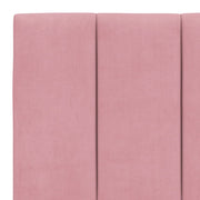 Cabecero de cama acolchado terciopelo rosa 160 cm V0343 Vetonek