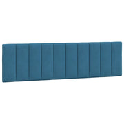 Cabecero de cama acolchado terciopelo azul 180 cm V0398 Vetonek