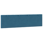 Cabecero de cama acolchado terciopelo azul 180 cm V0398 Vetonek