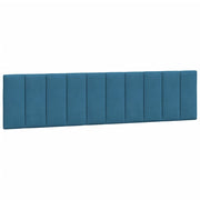 Cabecero de cama acolchado terciopelo azul 200 cm V0473 Vetonek