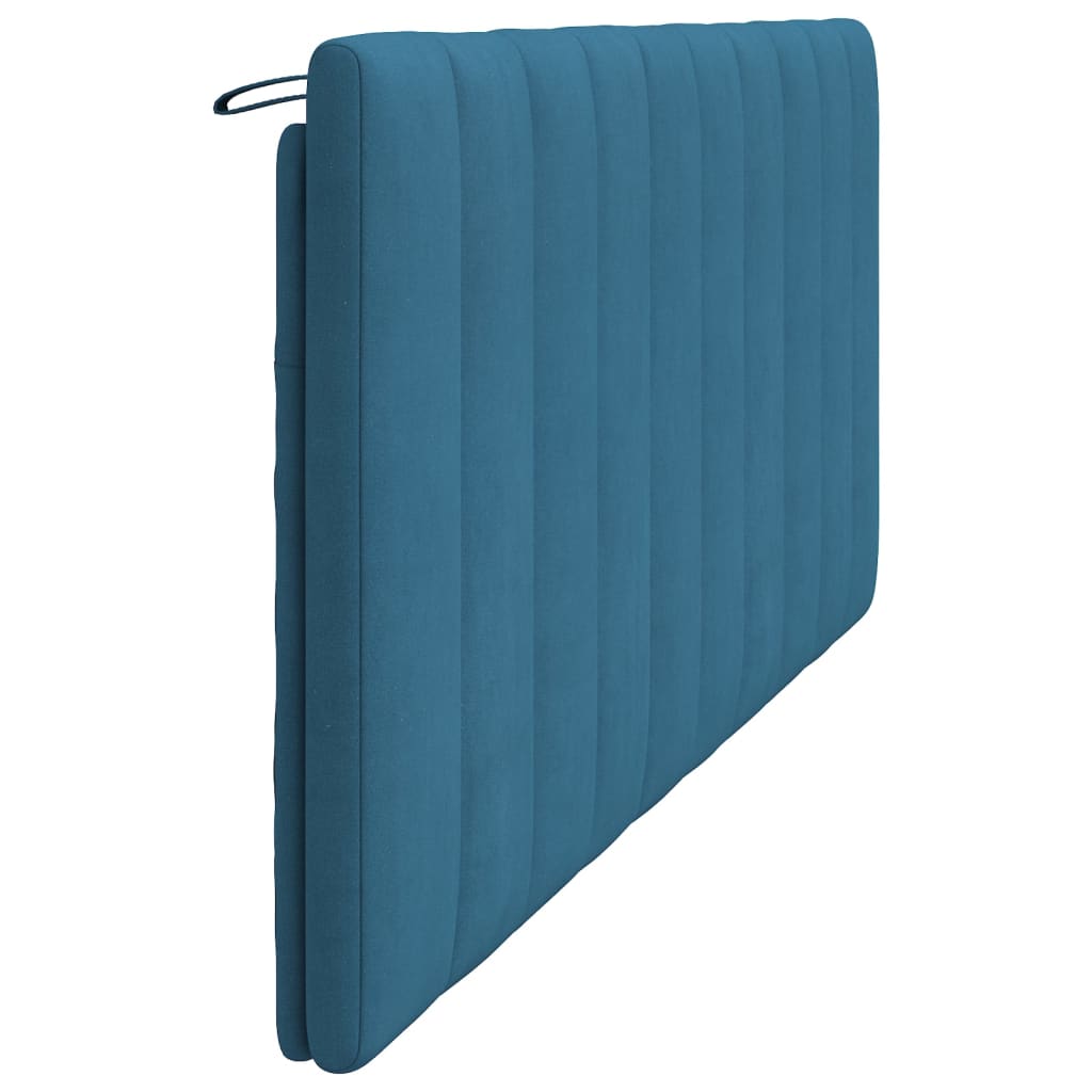 Cabecero de cama acolchado terciopelo azul 200 cm V0473 Vetonek