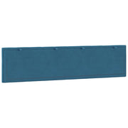 Cabecero de cama acolchado terciopelo azul 200 cm V0473 Vetonek