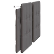 Cabecero de cama acolchado cuero sintético gris 180 cm V2309 Vetonek