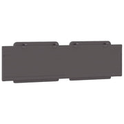 Cabecero de cama acolchado cuero sintético gris 180 cm V2309 Vetonek