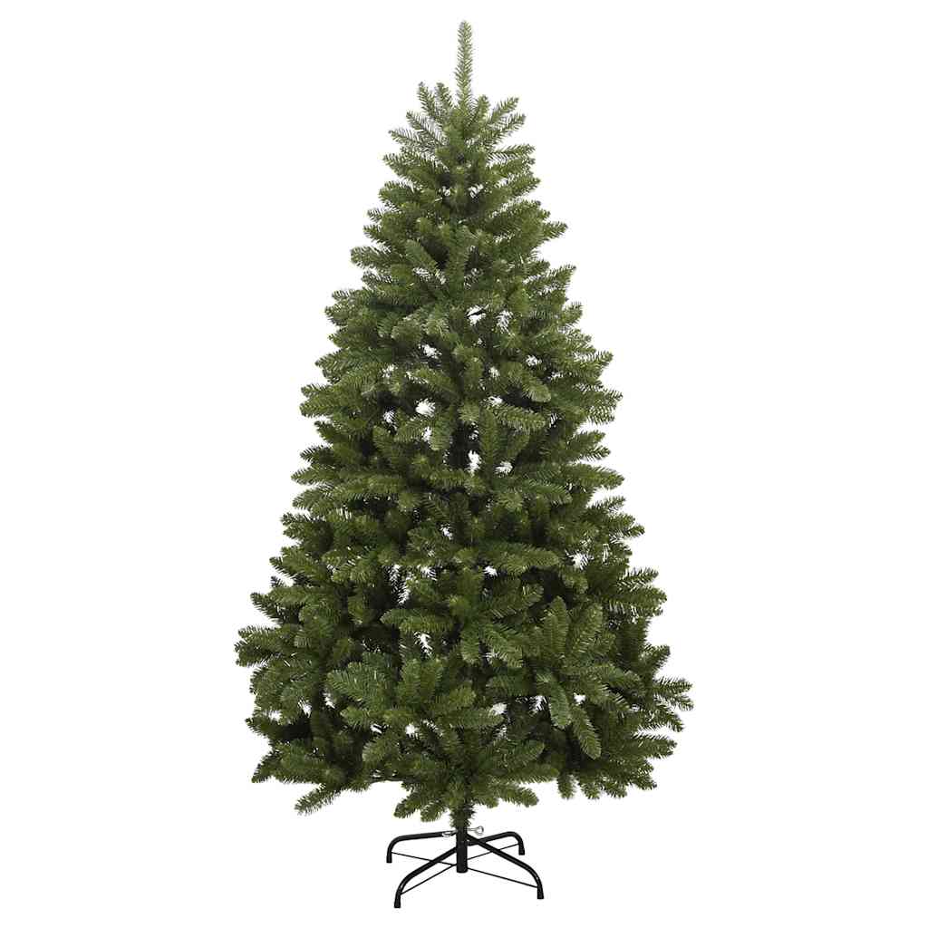 Árbol de navidad artificial con bisagras 300 led y bolas 180 cm v8639 Vetonek