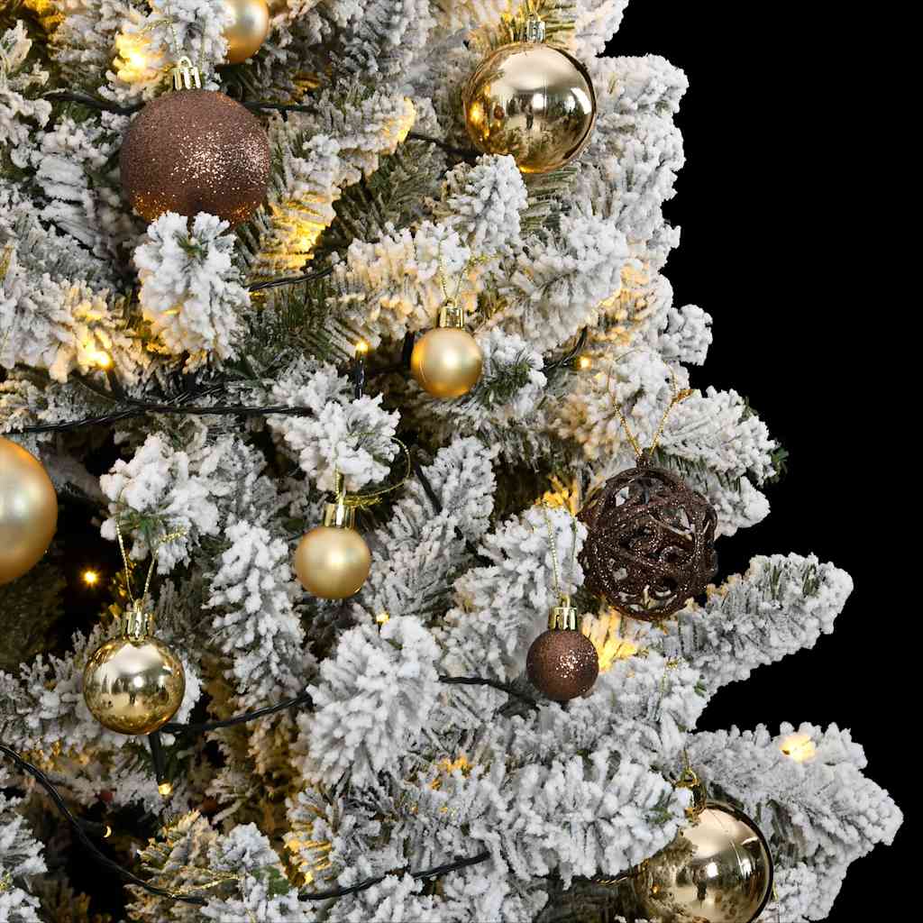 Árbol de navidad artificial con bisagras 300 led y bolas 300 cm v8776 - Vetonek