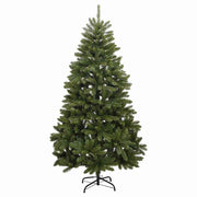 Árbol de navidad artificial con bisagras 300 led y bolas 180 cm v8998 Vetonek