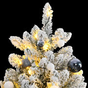 Árbol de navidad artificial con bisagras 300 led y bolas 300 cm v9131 - Vetonek