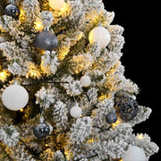 Árbol de navidad artificial con bisagras 300 led y bolas 300 cm v9131 - Vetonek