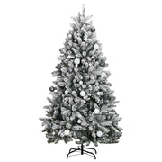 Árbol de navidad artificial con bisagras 300 led y bolas 300 cm v9131 - Vetonek