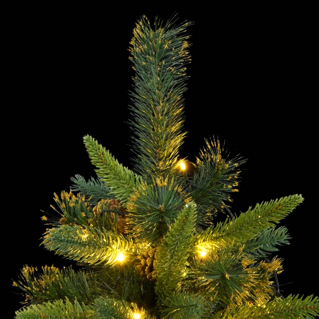 Vetonek Árbol de Navidad artificial con bisagras 300 LEDs 180 cm