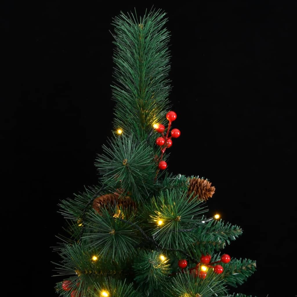 Árbol de navidad artificial con bisagras 300 leds 210 cm v9469 Vetonek