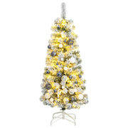Árbol de navidad artificial con bisagras 150 led y bolas 150 cm v2032 Vetonek