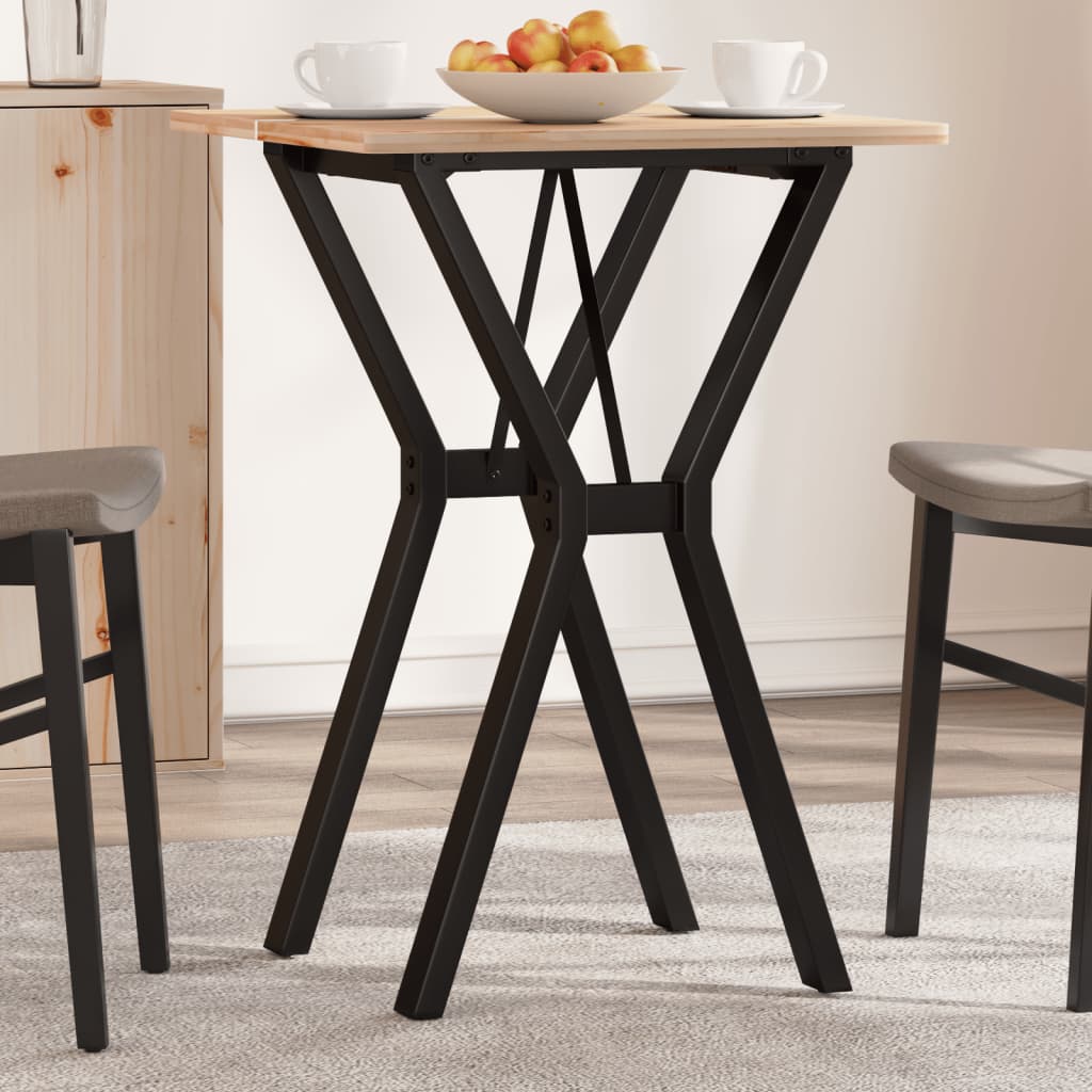 Vetonek Patas de mesa de comedor estructura Y acero 40x40x73 cm