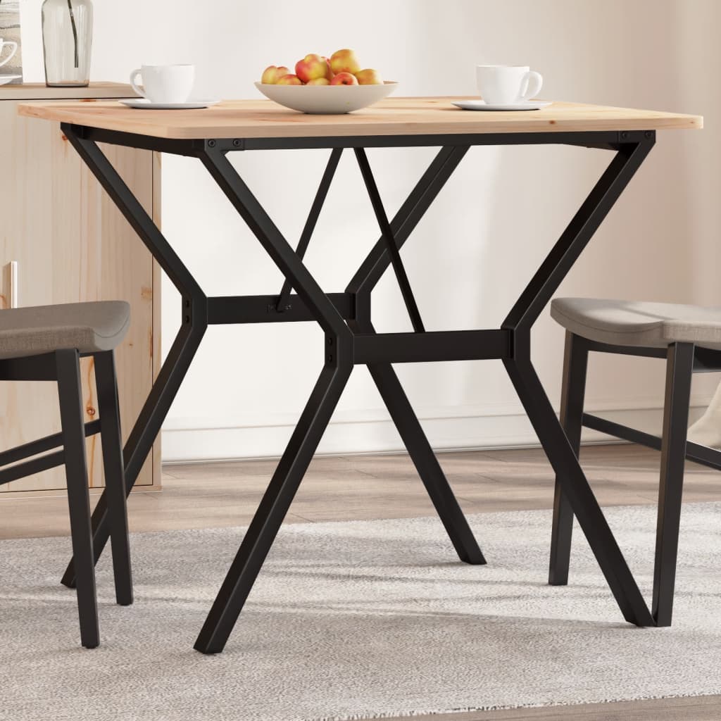 Vetonek Patas de mesa de comedor estructura Y acero 70x70x73 cm