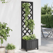 Jardinière avec treillis en bois d'épicéa noir massif v7322 Vetonek
