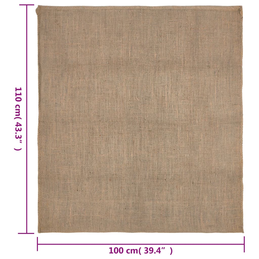 Bag de jute 10 unités 100x110 cm 100% yute 220 g / m²