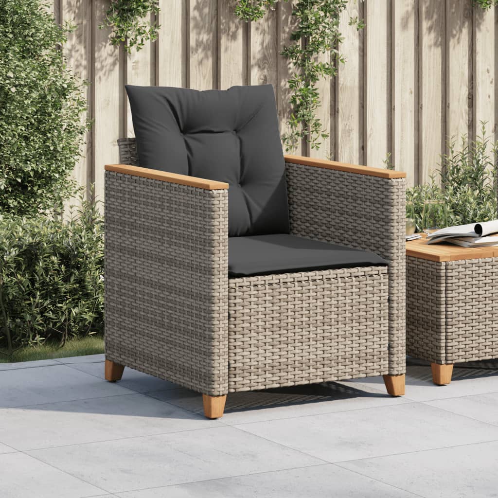 Garden synthetic rattan garden armchair