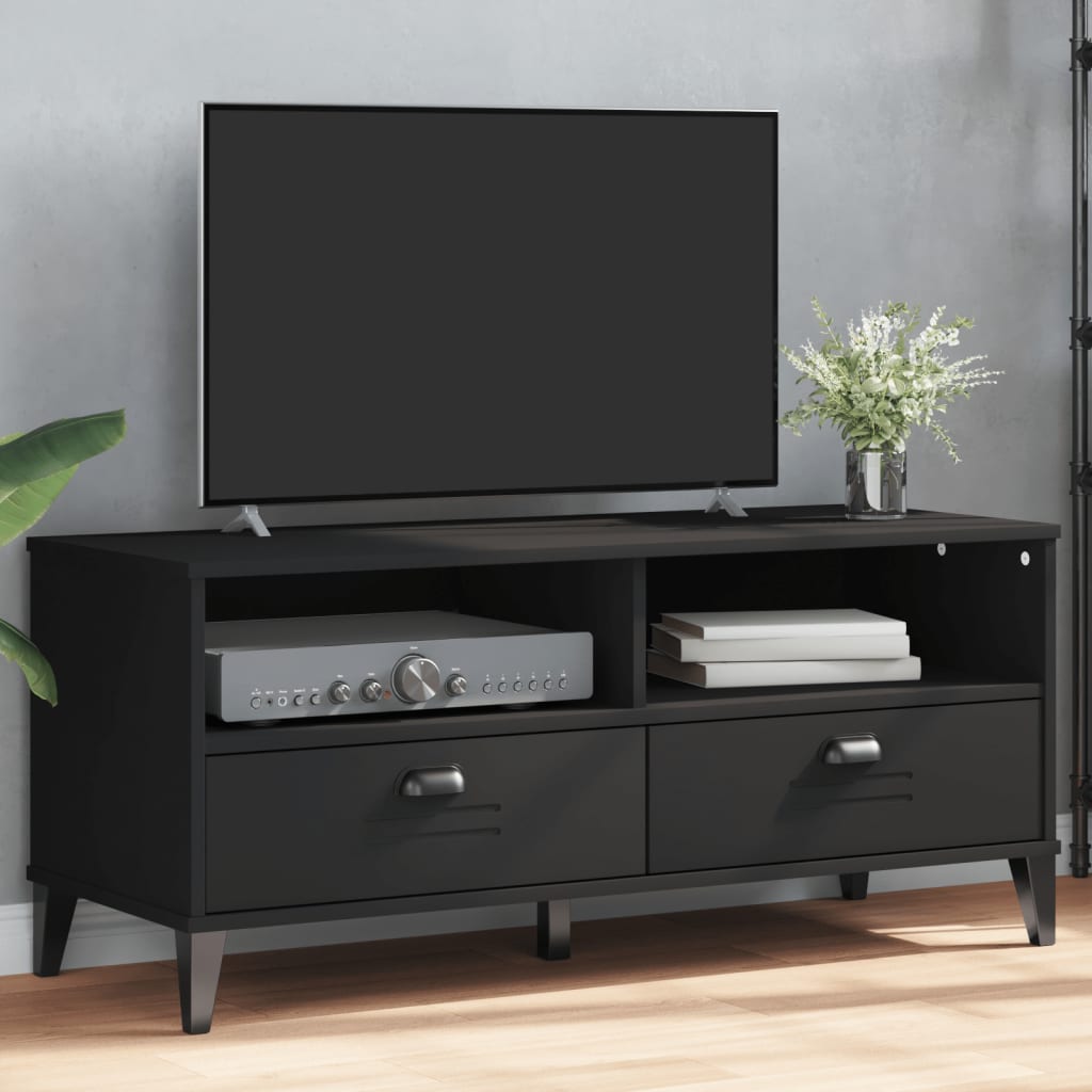 Vetonek Mueble para TV VIKEN madera de ingeniería negro