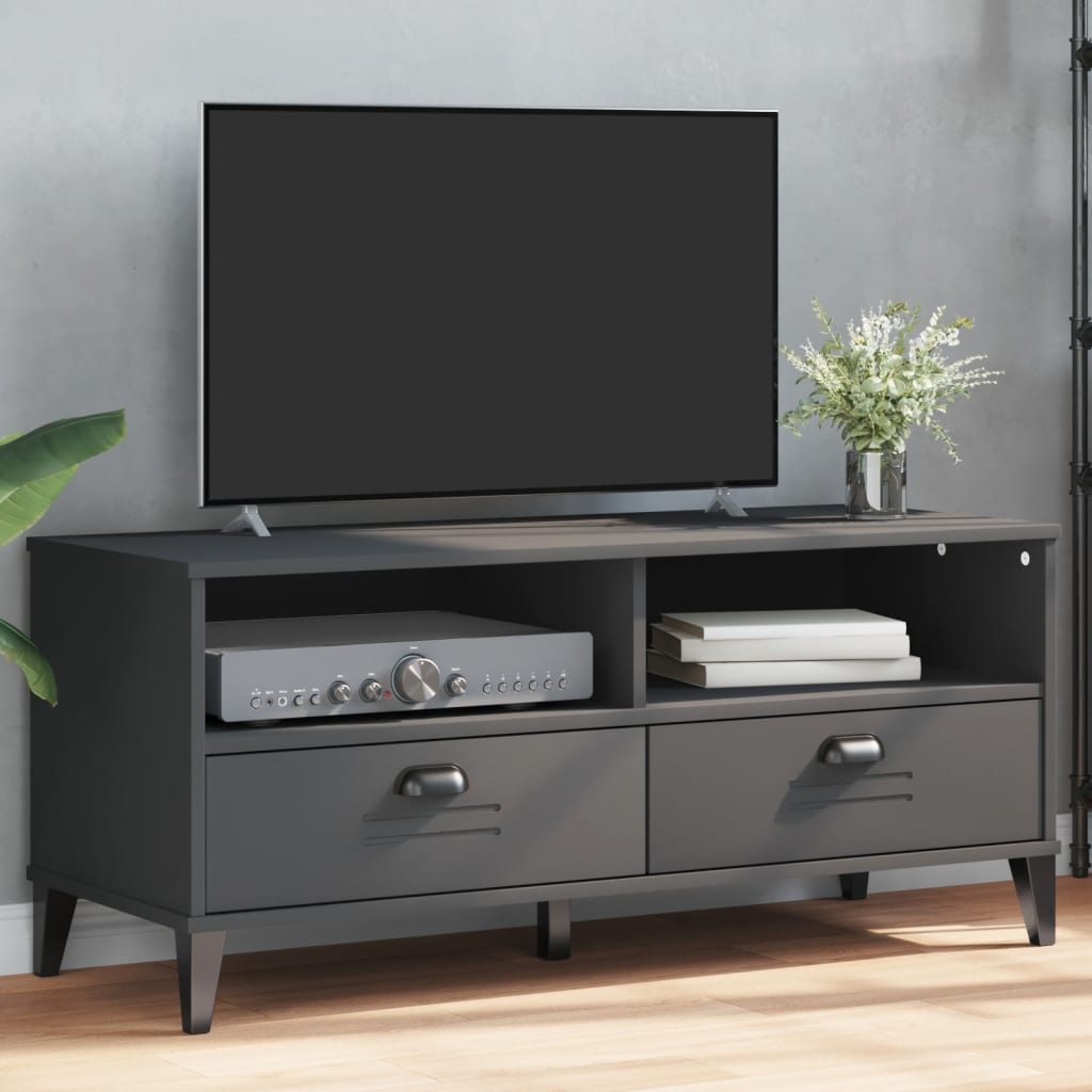 Vetonek Mueble para TV VIKEN madera de ingeniería gris antracita