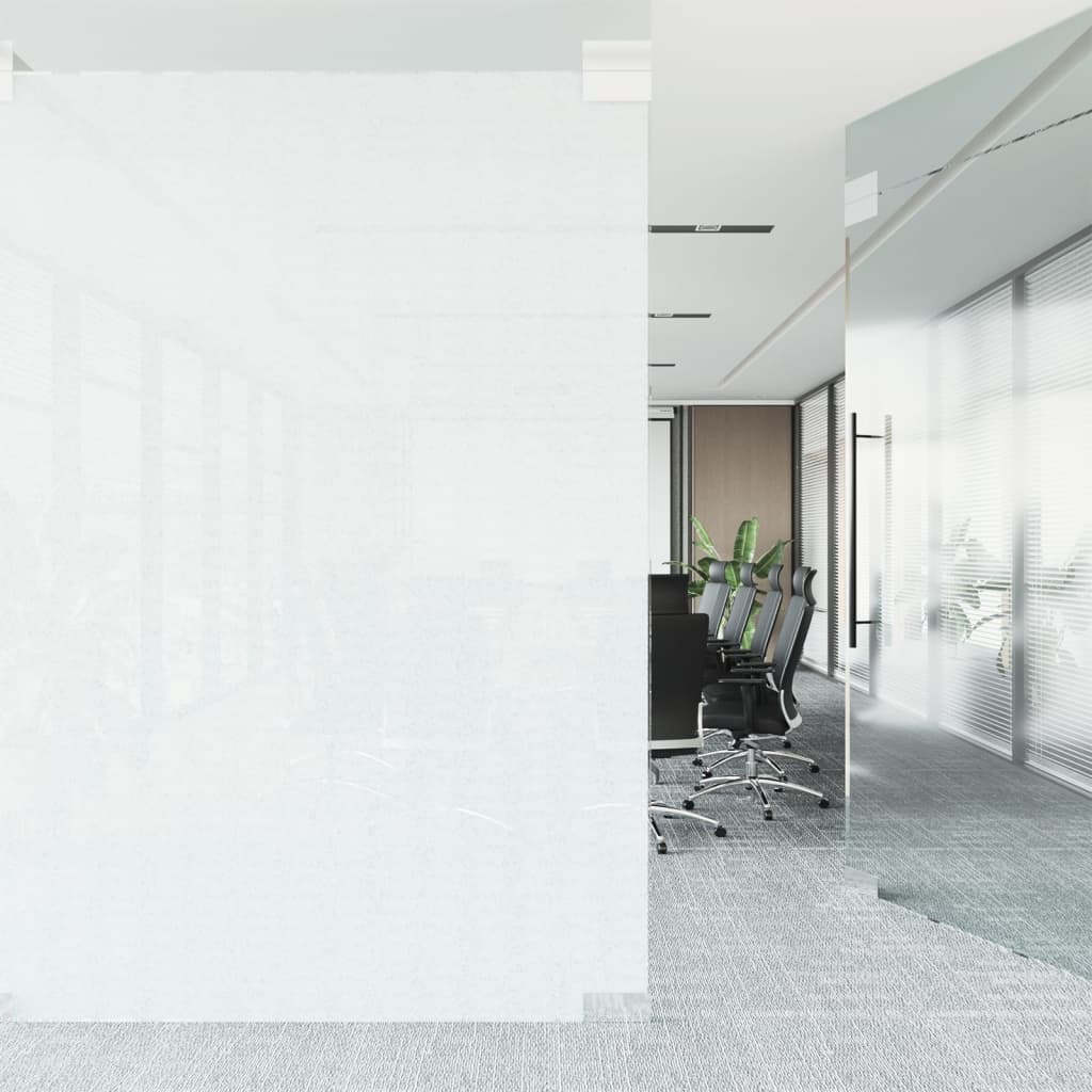 Transparent white pvc spc window 90x500 cm