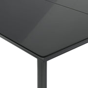 Set comedor de jardín 5 piezas y cojines ratán sintético marrón V8458 Vetonek