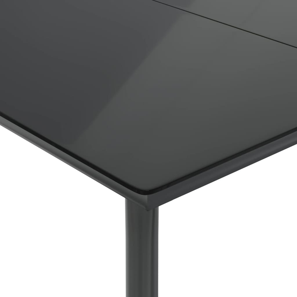 Set comedor de jardín 5 piezas y cojines ratán sintético marrón V8458 Vetonek