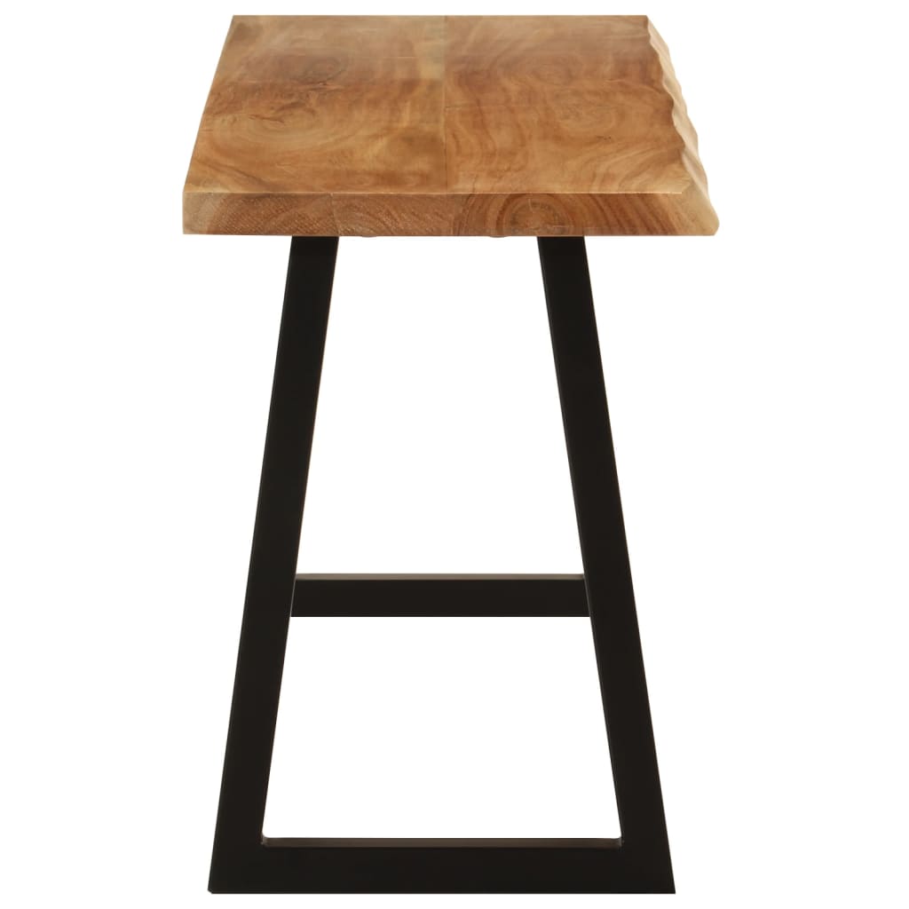 Bench with natural edge made of solid acacia wood 105 cm V4790 Vetonek