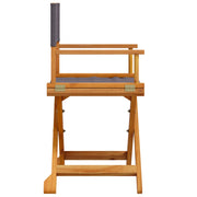 Sillas de jardín plegables 4 unidades tela gris oscuro v7104 - Vetonek