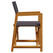 Folding garden chairs 8 units dark gray fabric v7180 - Vetonek