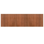 Tapis rectangulaire en bambou marron 60x200 cm V7357 Vetonek