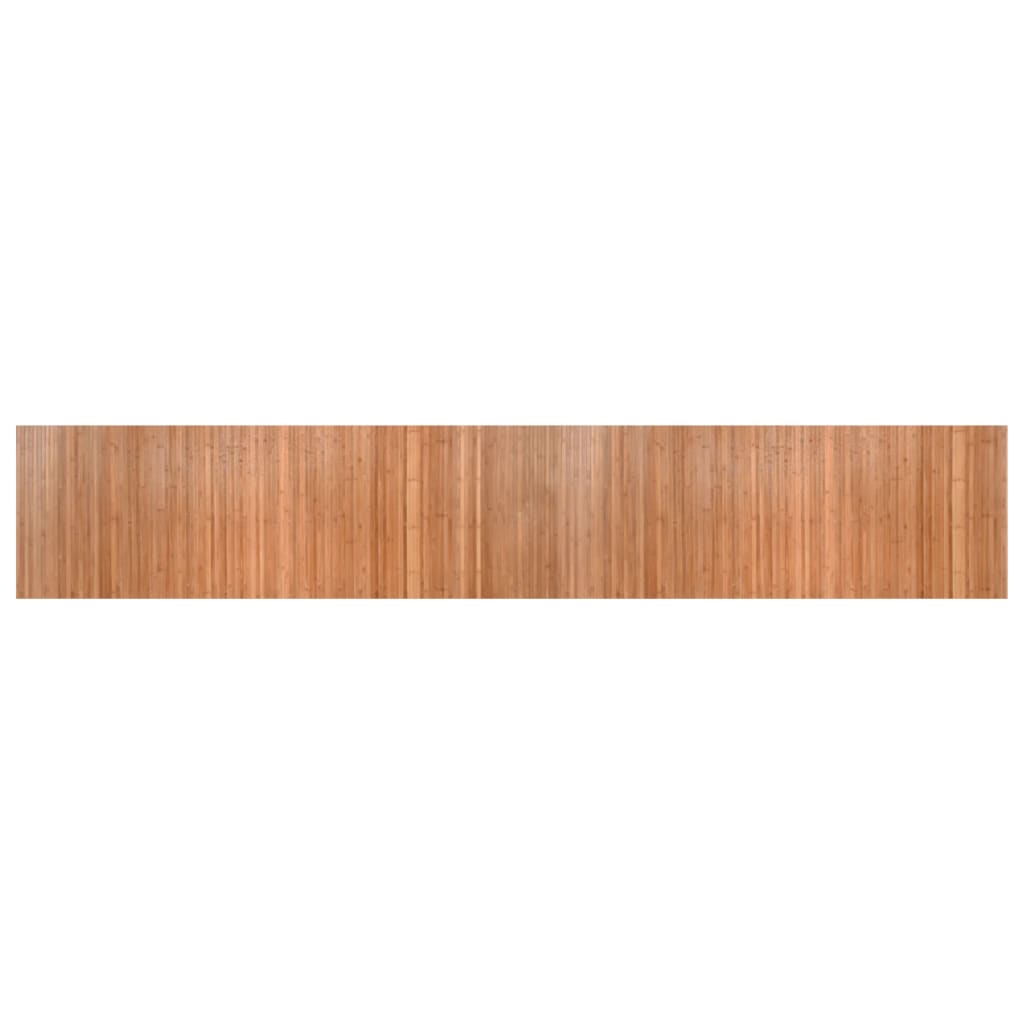 Carpete retangular cor natural 60x400 cm