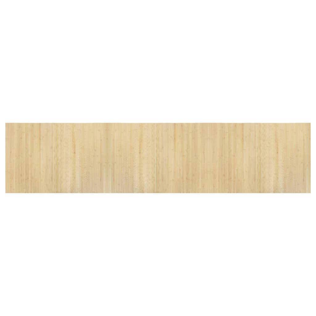 Carpete retangular Luz de cor natural 70x300 cm