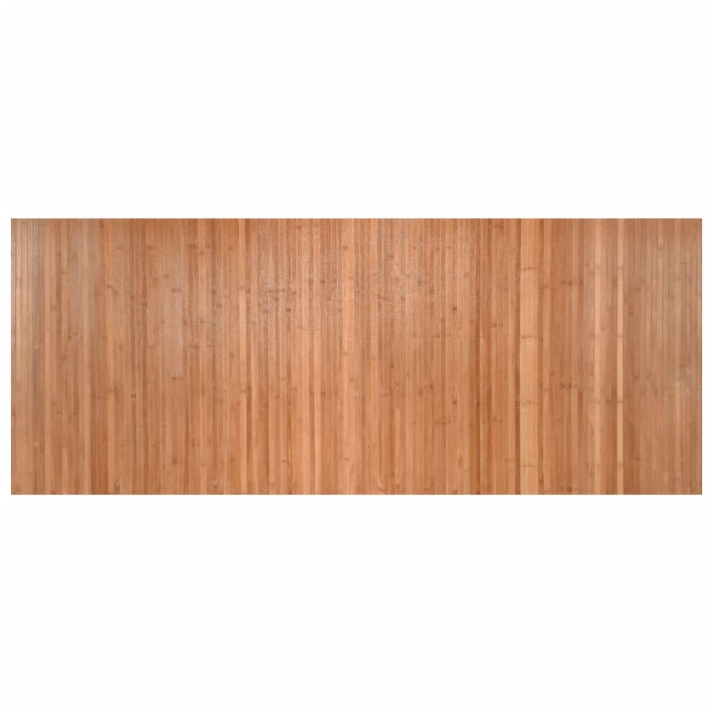 Carpete retangular cor natural 80x200 cm