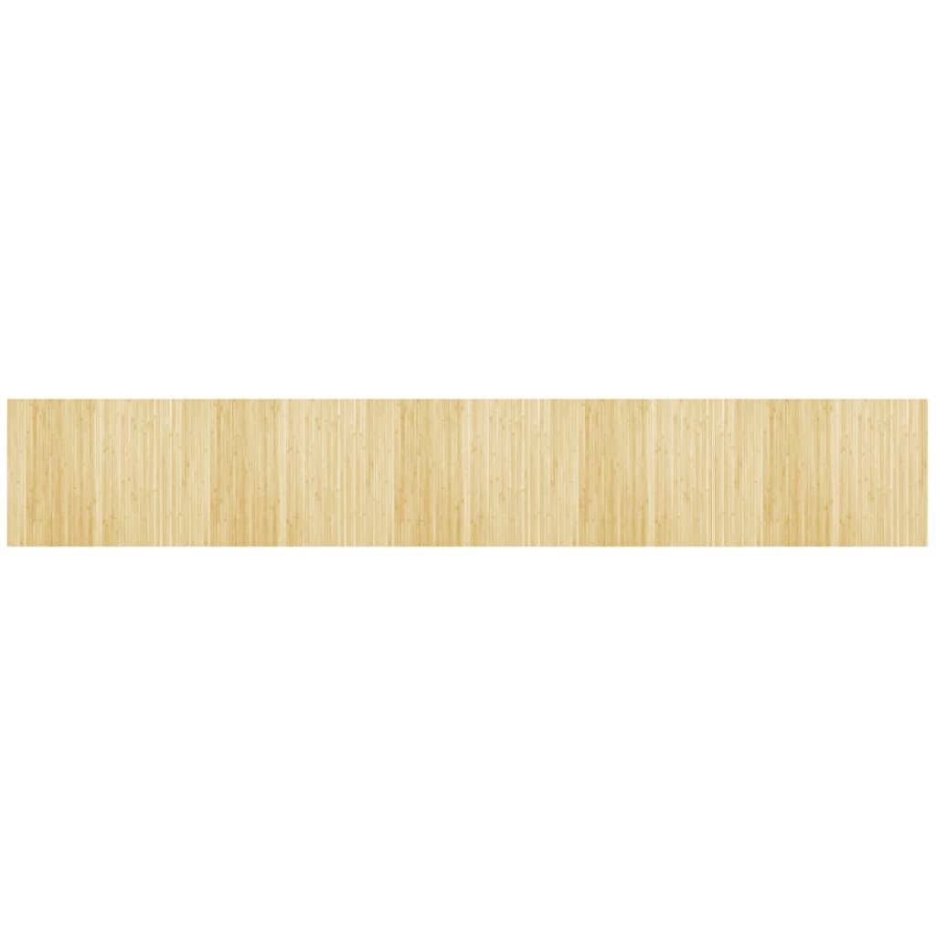 Carpet de bambu retangular cor de luz 80x500 cm