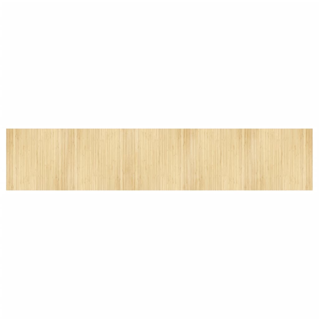 Carpete retangular Luz de cor natural 100x500 cm