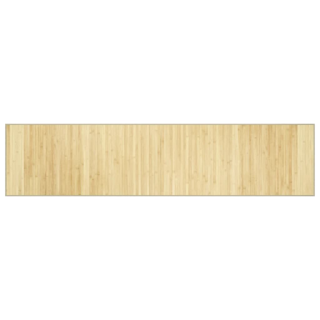 Carpete retangular Luz de cor natural 70x300 cm