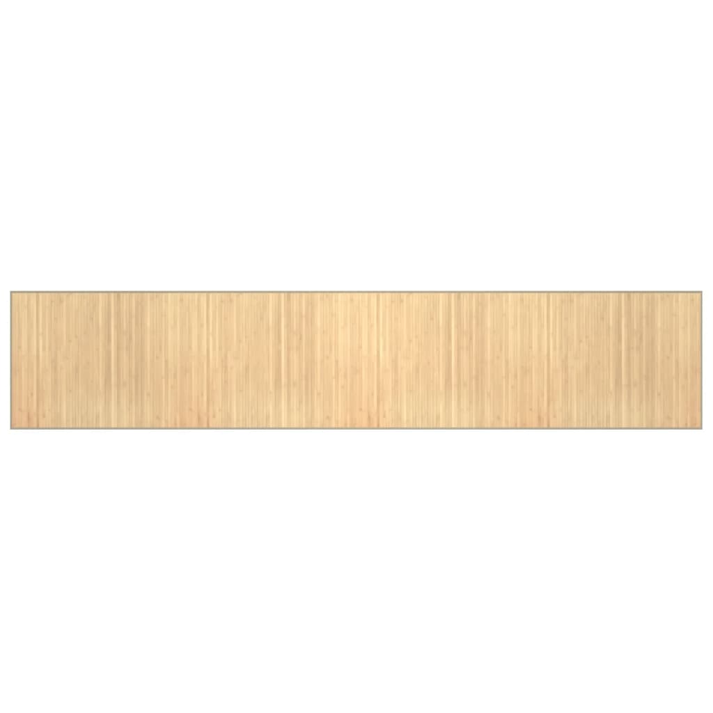 Carpete retangular Luz de cor natural 80x400 cm